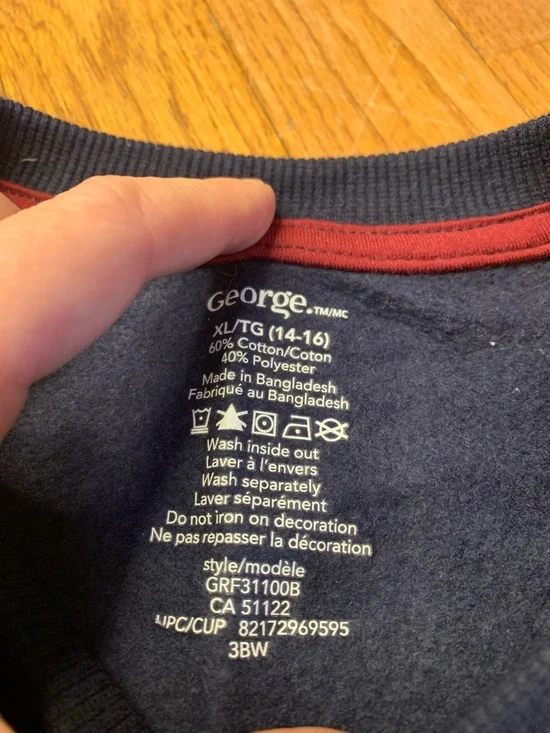 George Boys Space Invaders Retro Arcade Graphic Sweatshirt XL 14-16 - Picture 3 of 7